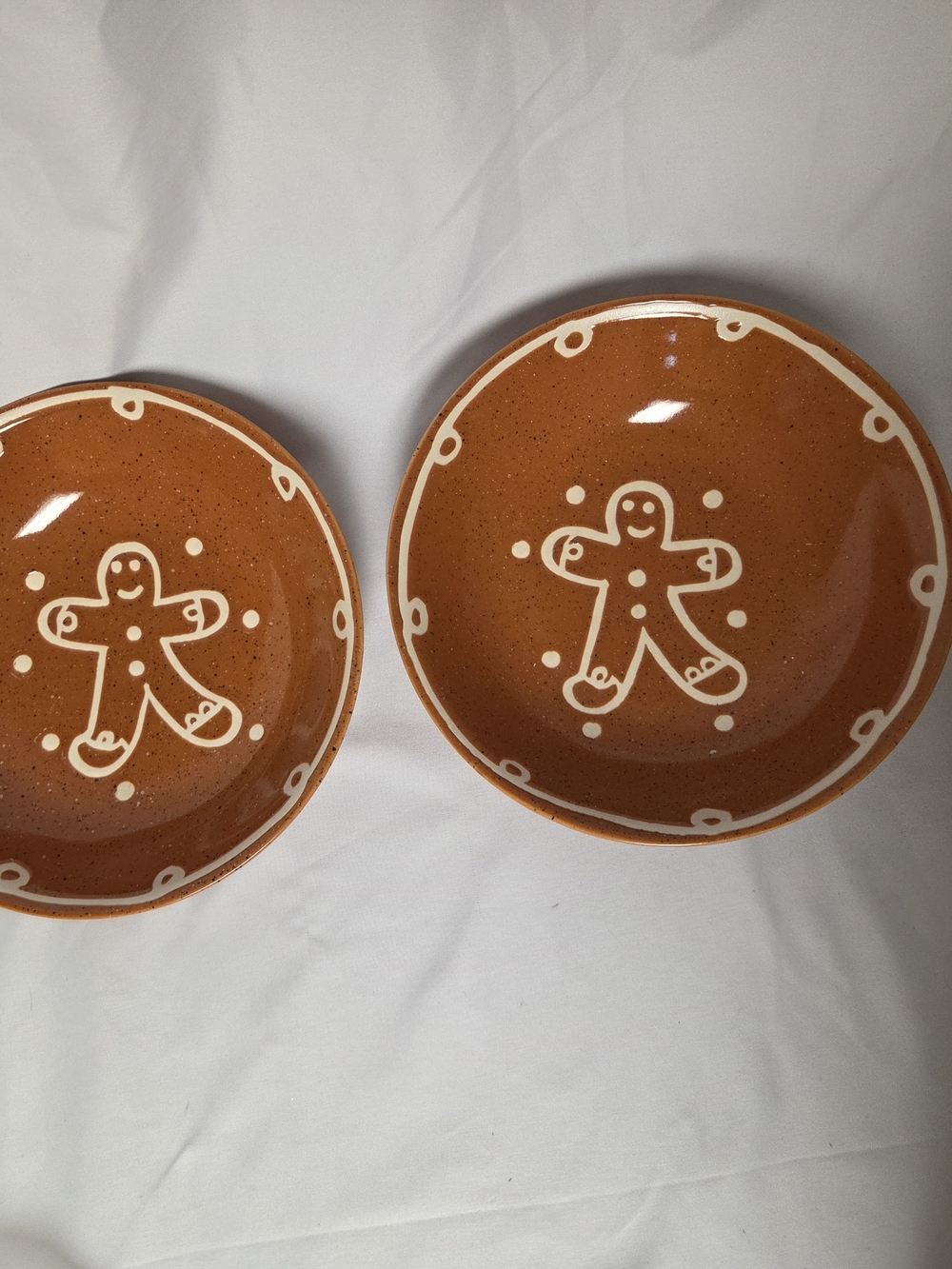 Gingerbread Stoneware Serving Bowls 8"